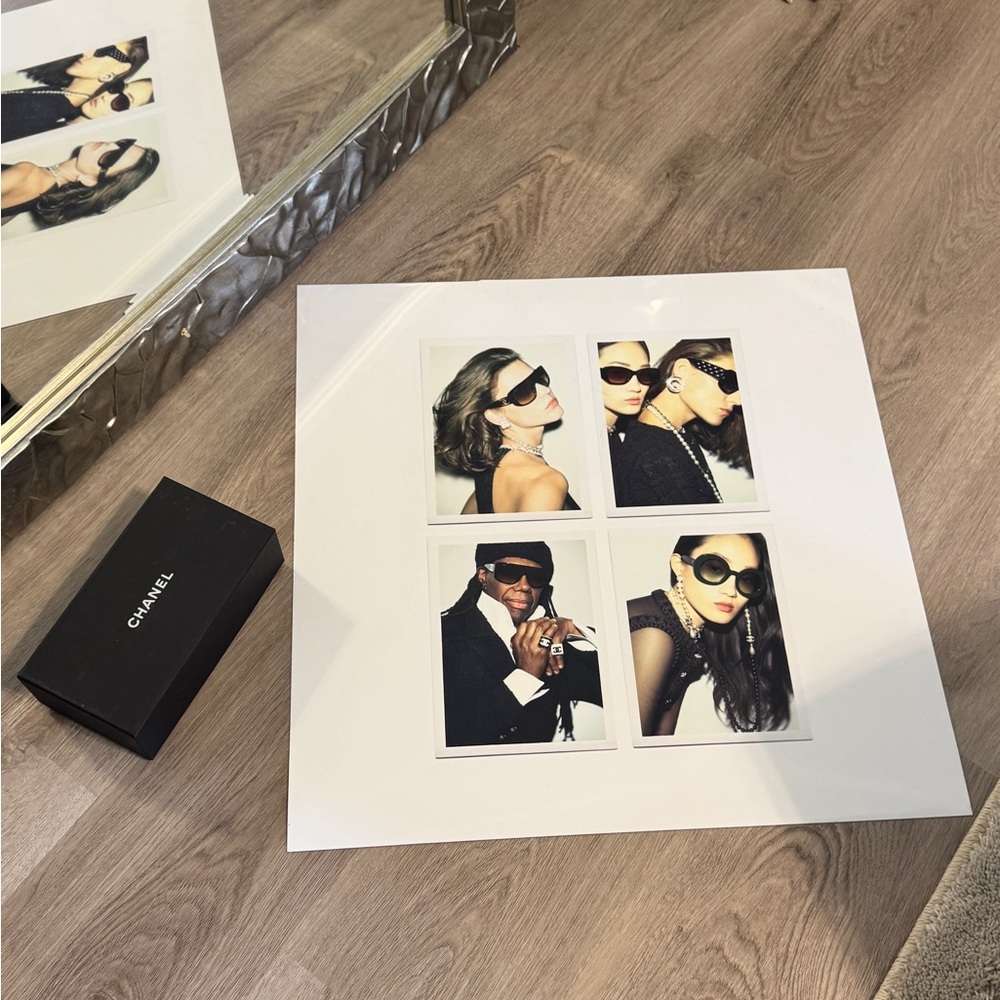 CHANEL Authentic  “Ten Loves” Campaign large gloss portrait from Chanel boutique